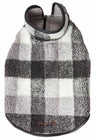 Classical Plaided Insulated Dog Coat Jacket (Black Boxer)