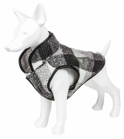Classical Plaided Insulated Dog Coat Jacket