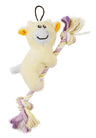 Plush and Jute Rope Squeaking Newborn Cat and Dog Toy