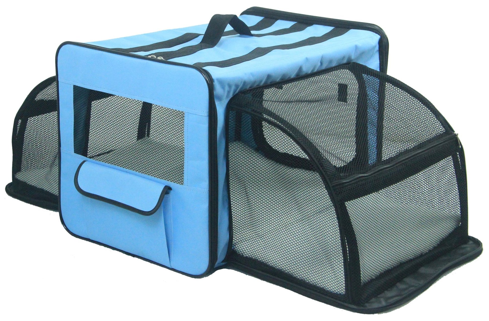 Capacious Dual-Expandable Wire Folding Lightweight Collapsible