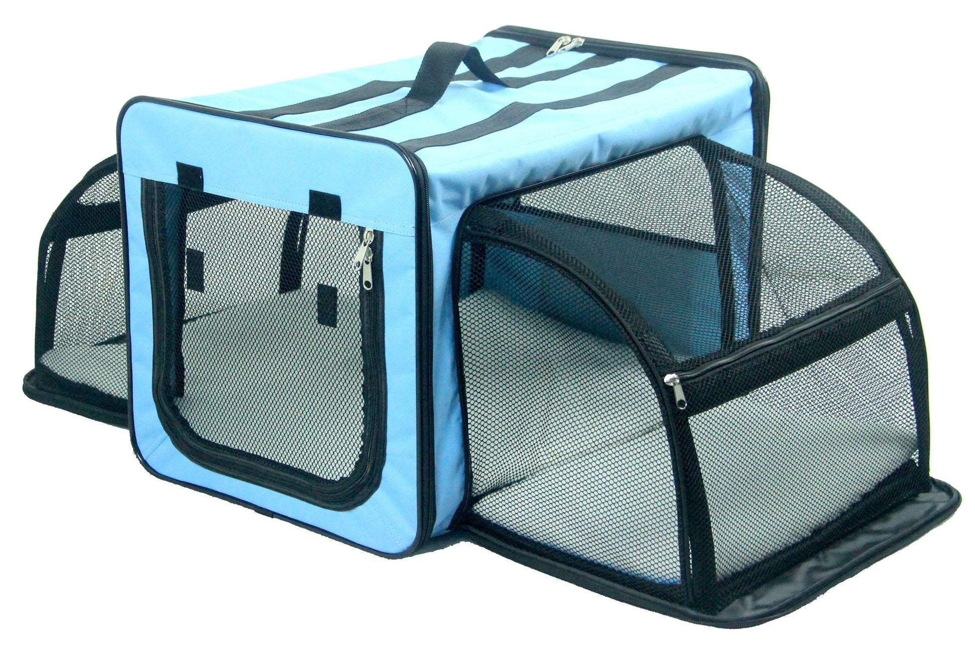 Capacious Dual-Expandable Wire Folding Lightweight Collapsible