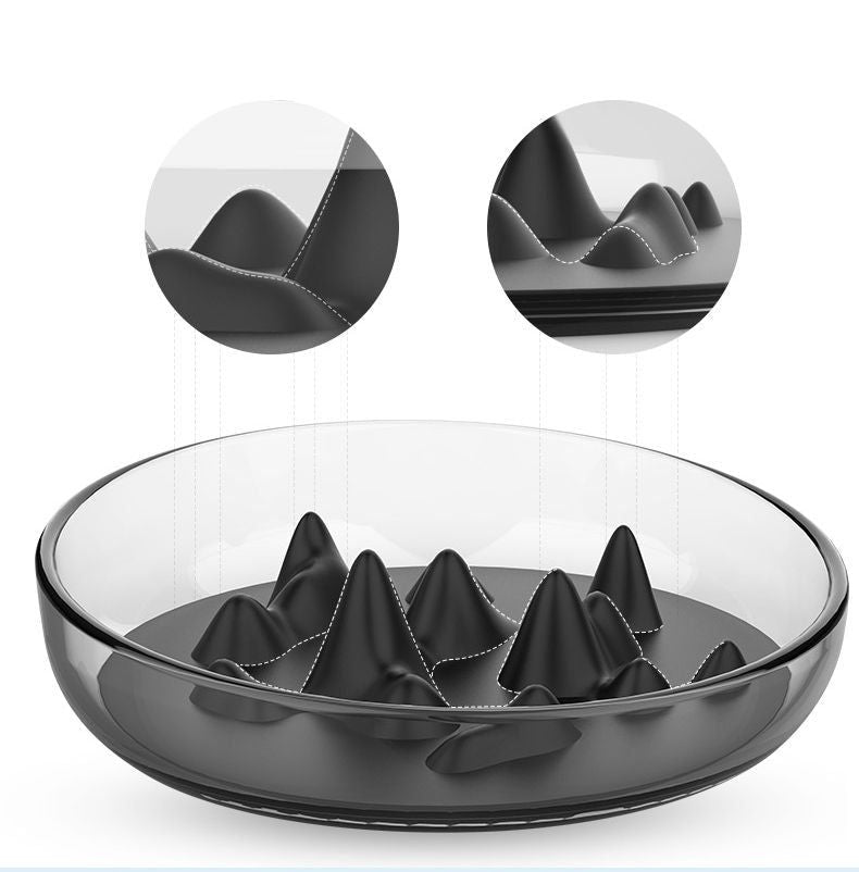 Mountain Shaped Modern Slow Feeding Pet Bowl