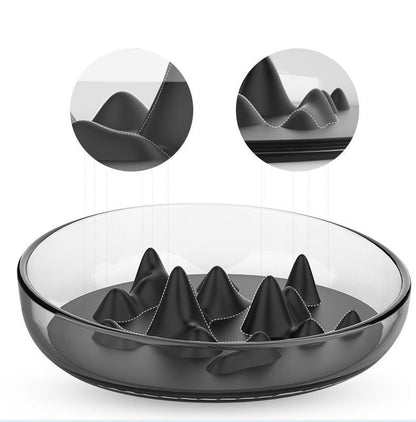 Mountain Shaped Modern Slow Feeding Pet Bowl