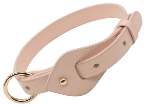 Boutique Series Adjustable Designer Leather Dog Collar