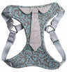Mesh Reversible and Breathable Adjustable Dog Harness with Designer Neck Tie