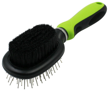 Flex Series 2-in-1 Dual-Sided Pin and Bristle Grooming Pet Brush