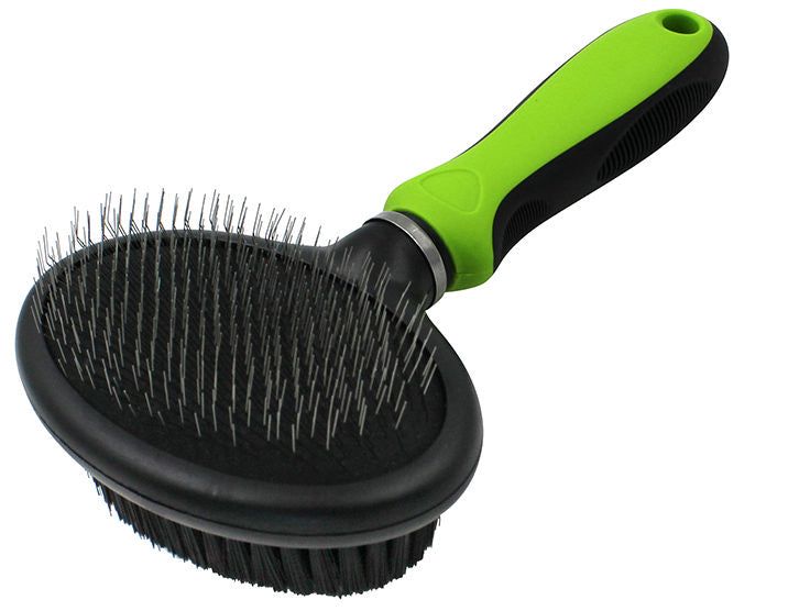 Flex Series 2-in-1 Dual-Sided Slicker and Bristle Grooming Pet Brush