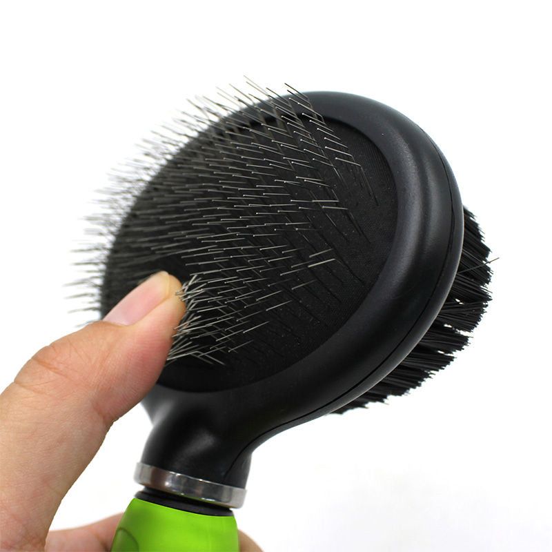 Flex Series 2-in-1 Dual-Sided Slicker and Bristle Grooming Pet Brush
