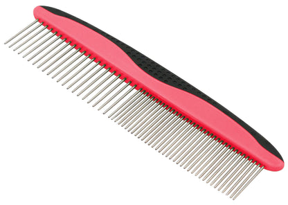 Grip Ease' Wide and Narrow Tooth Grooming Pet Comb