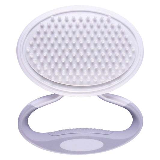 Swivel Travel Silicone Massage Grooming Cat Brush