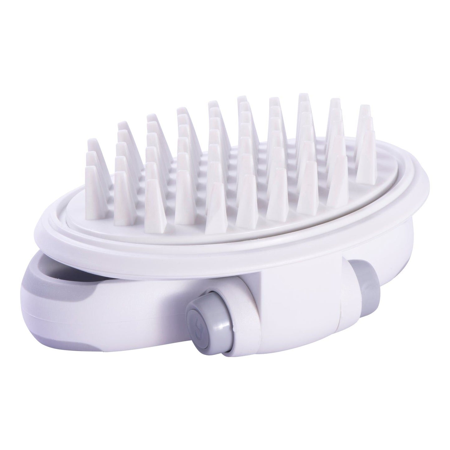 Swivel Travel Silicone Massage Grooming Pet Brush