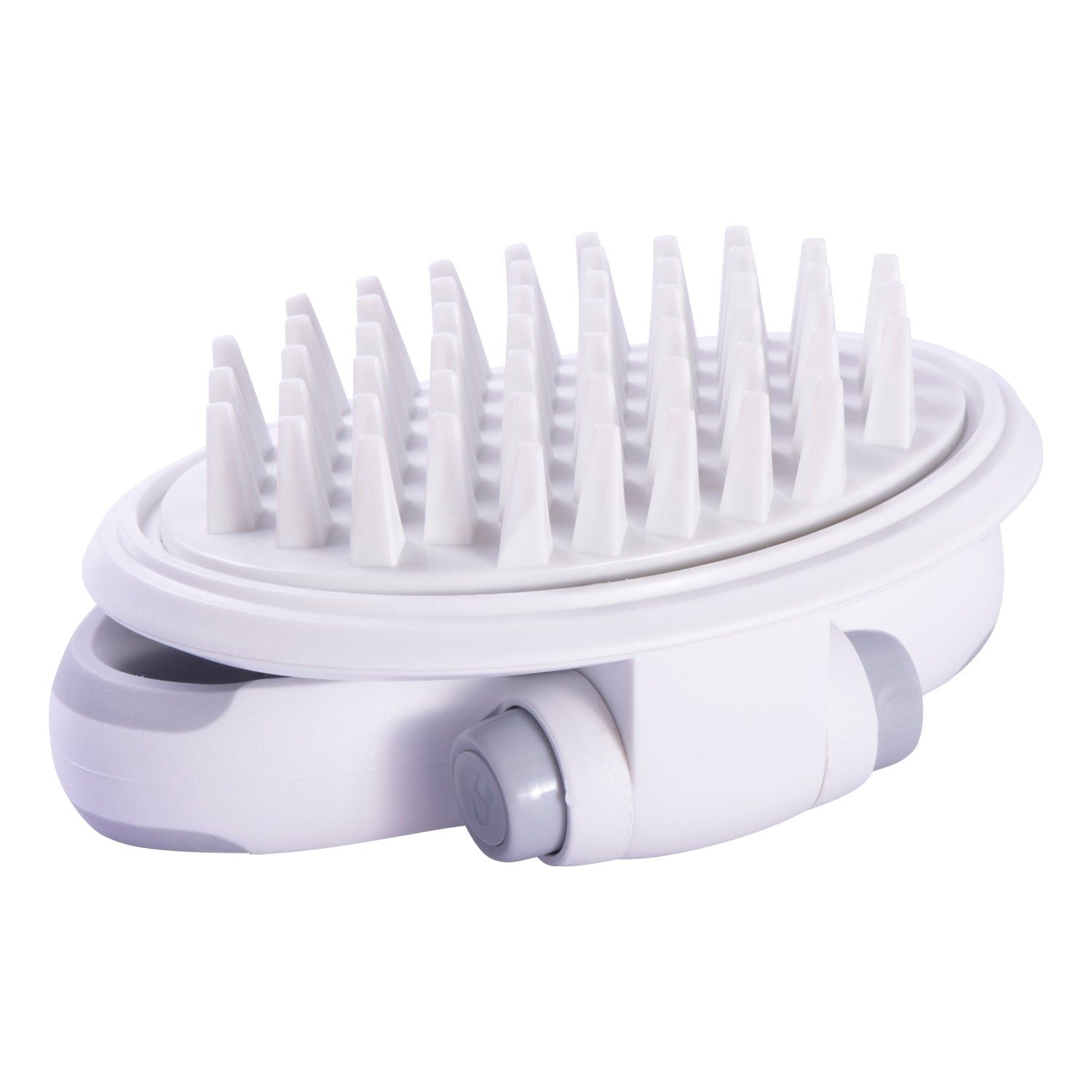 Swivel Travel Silicone Massage Grooming Pet Brush