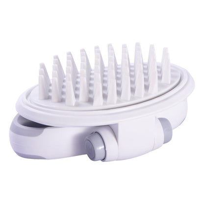Swivel Travel Silicone Massage Grooming Pet Brush