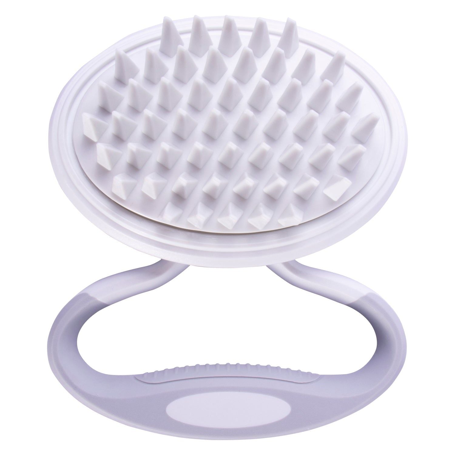 Swivel Travel Silicone Massage Grooming Pet Brush