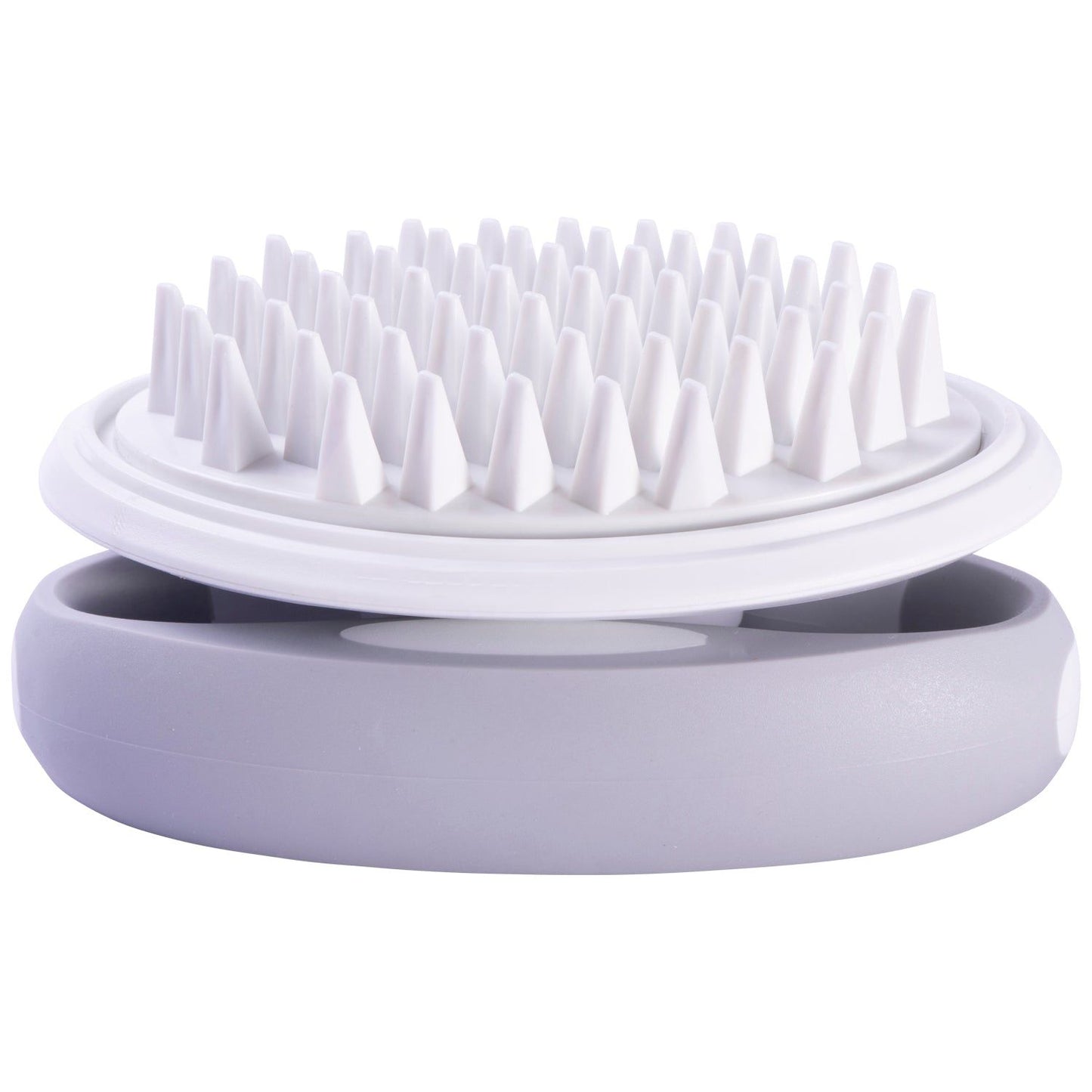 Swivel Travel Silicone Massage Grooming Pet Brush
