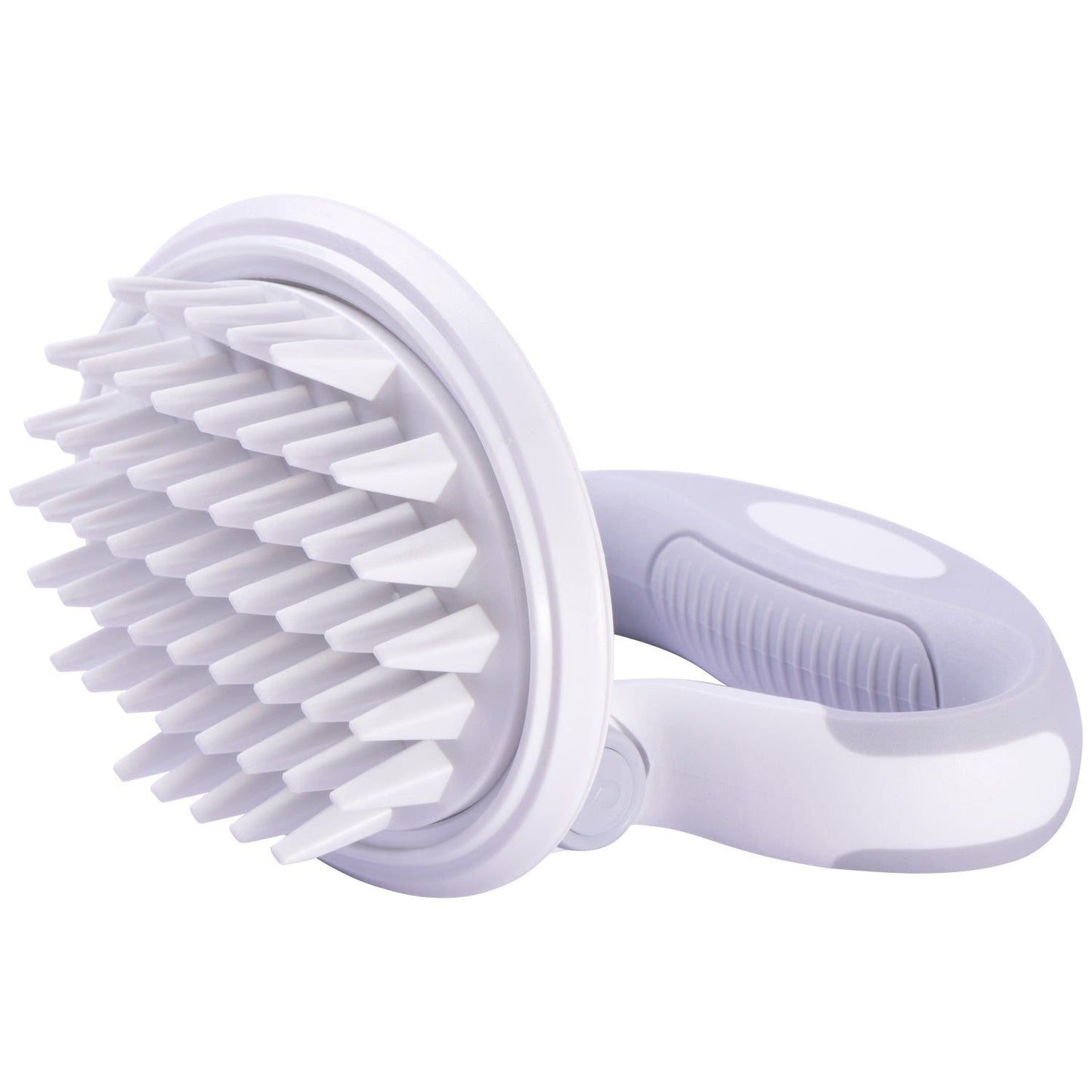 Swivel Travel Silicone Massage Grooming Pet Brush