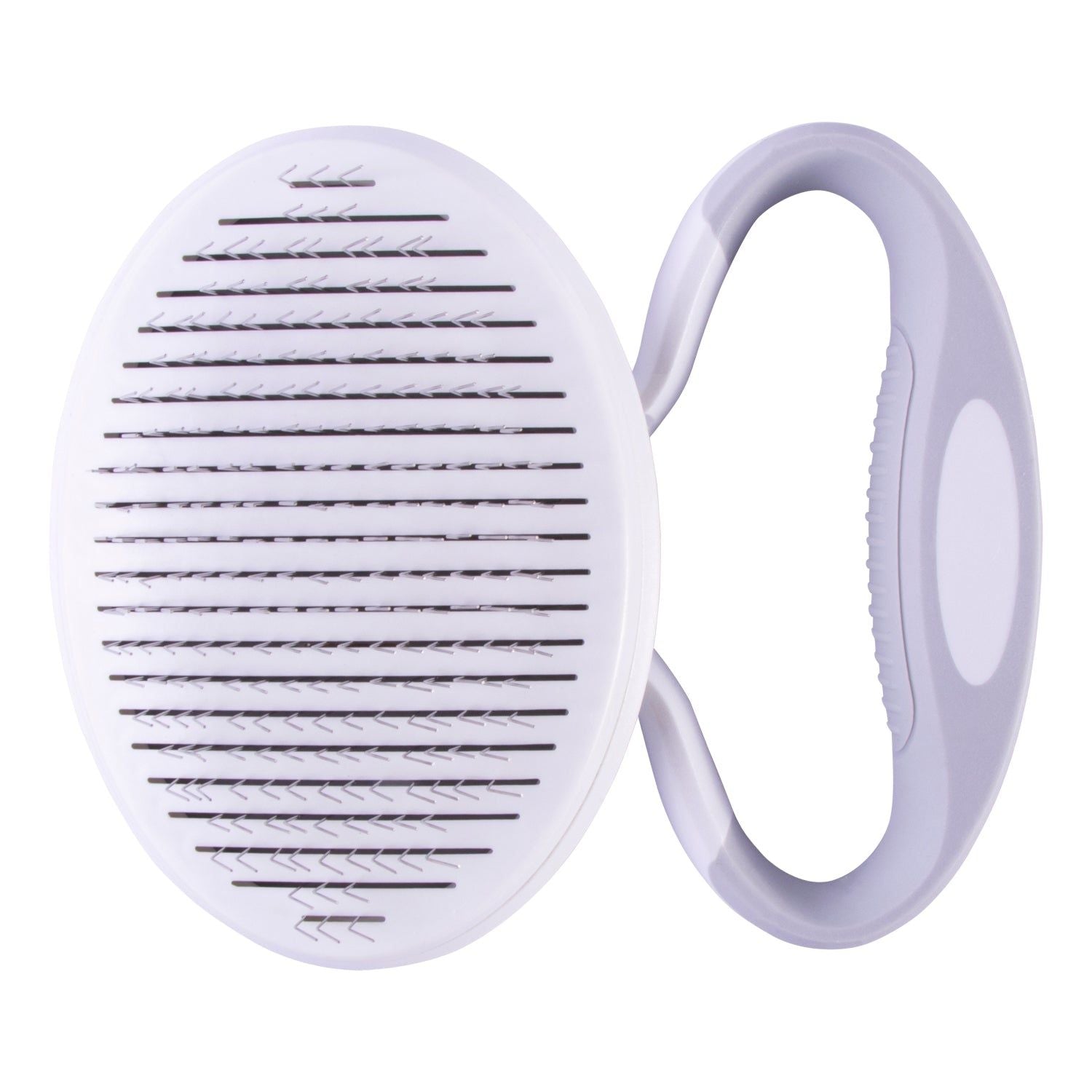 Travel Self-Cleaning Swivel Grooming Slicker Pet Brush