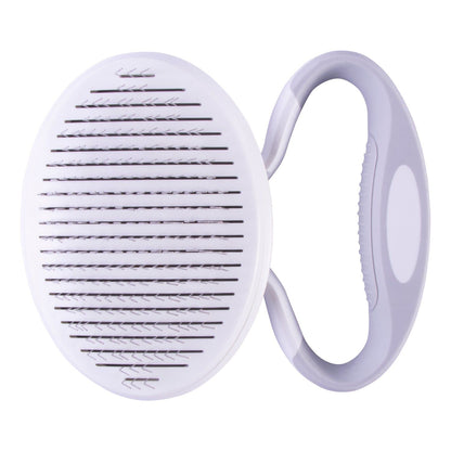 Travel Self-Cleaning Swivel Grooming Slicker Pet Brush
