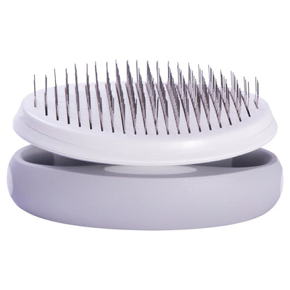 Travel Self-Cleaning Swivel Grooming Slicker Pet Brush
