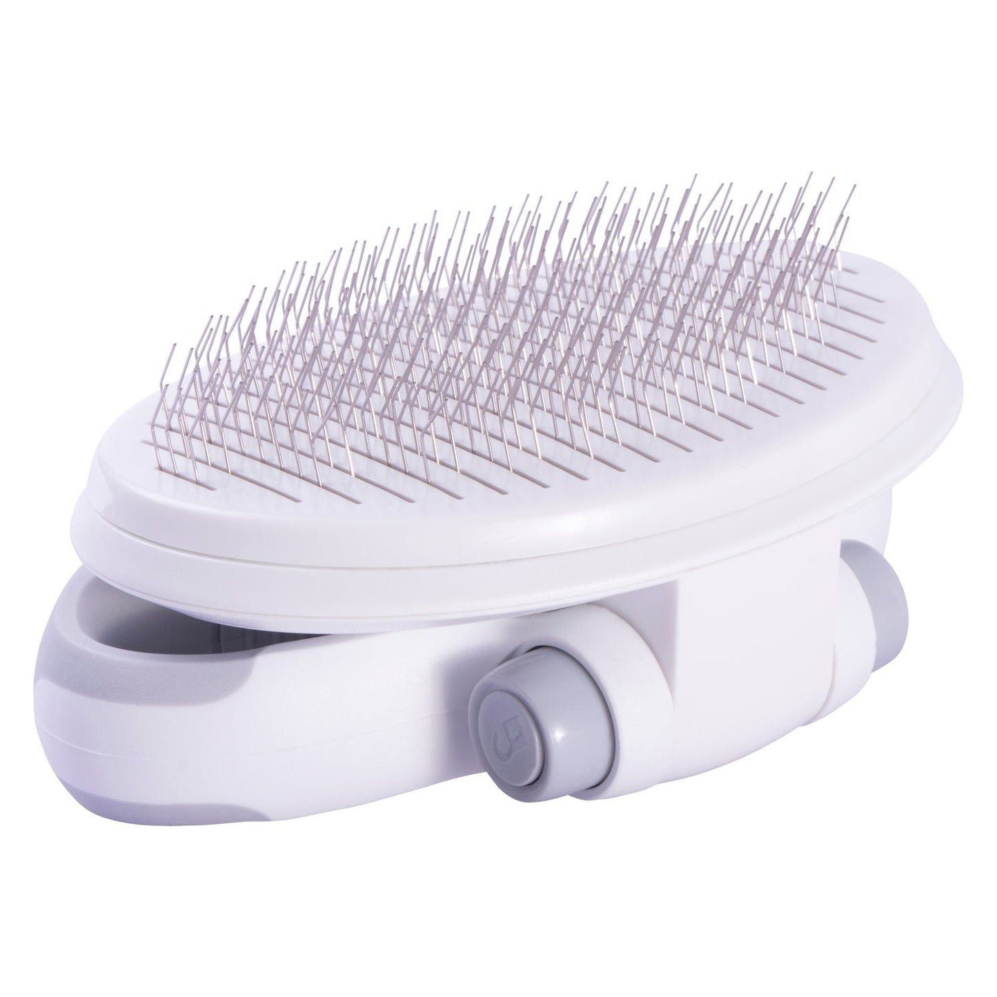 Travel Self-Cleaning Swivel Grooming Slicker Pet Brush