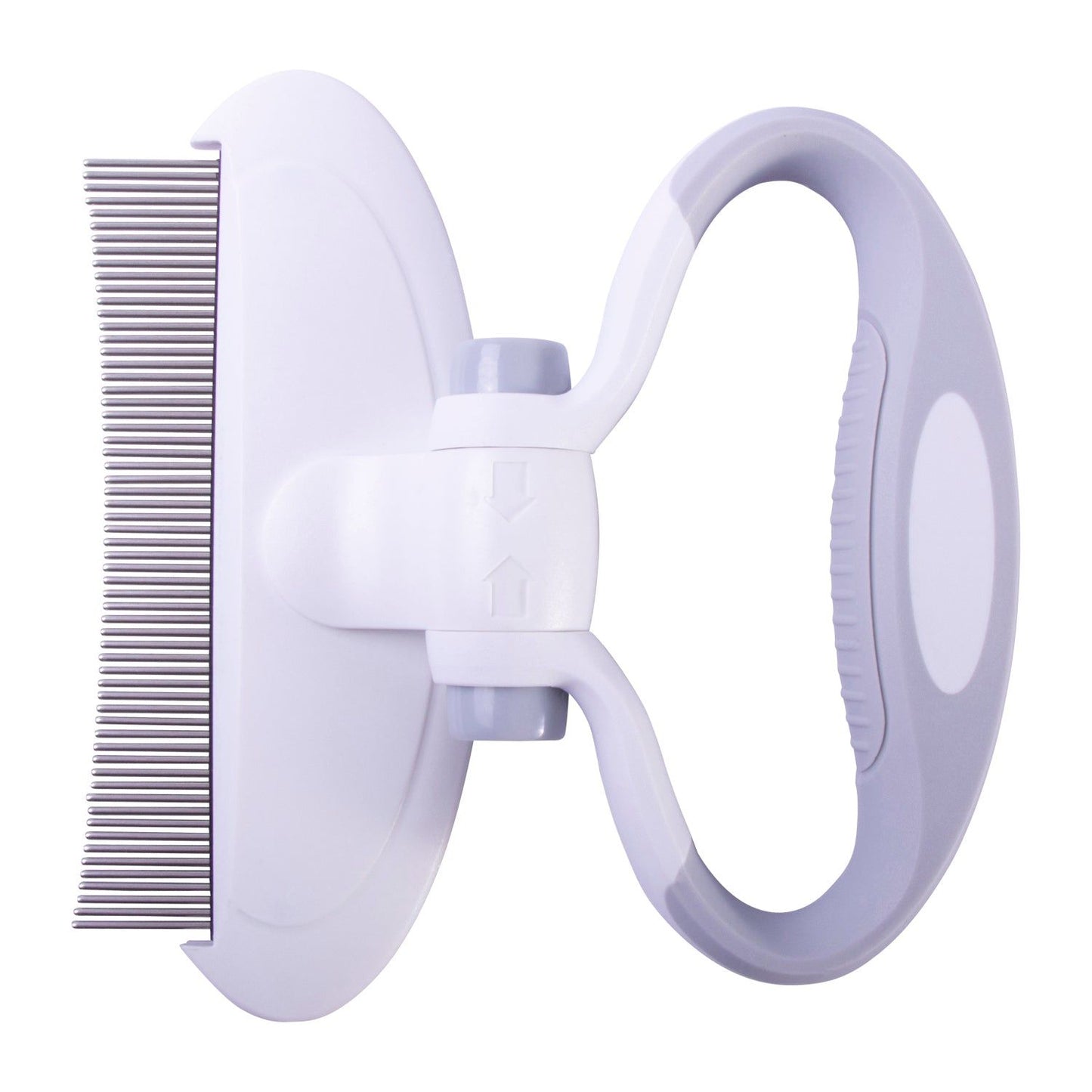 Travel Swivel Curved Pet Grooming Pin Comb