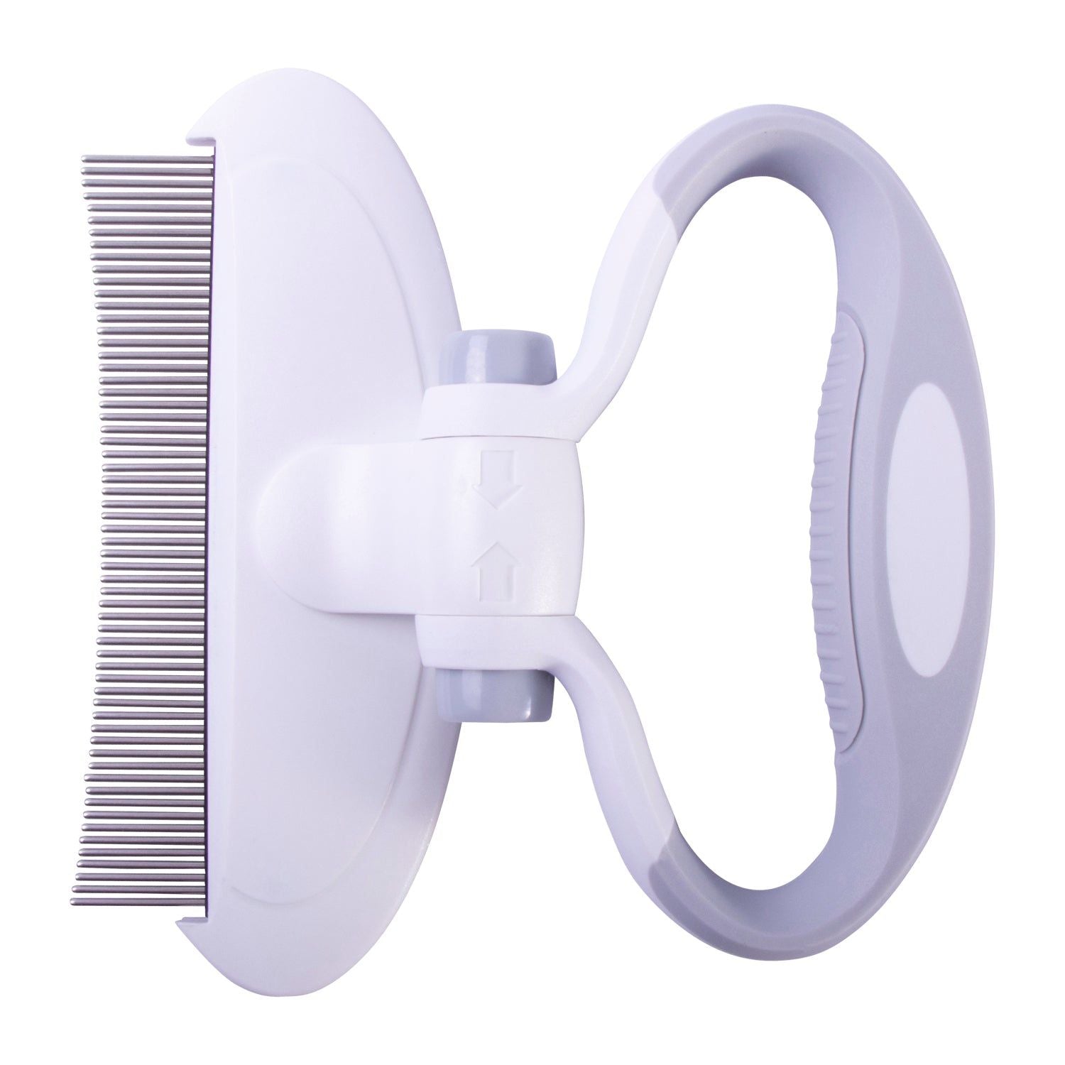 Travel Swivel Curved Pet Grooming Pin Comb