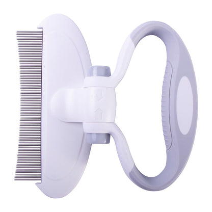 Travel Swivel Curved Pet Grooming Pin Comb