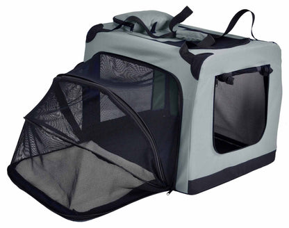 Metal Framed Soft-Folding Collapsible Dual-Sided Expandable Pet Dog