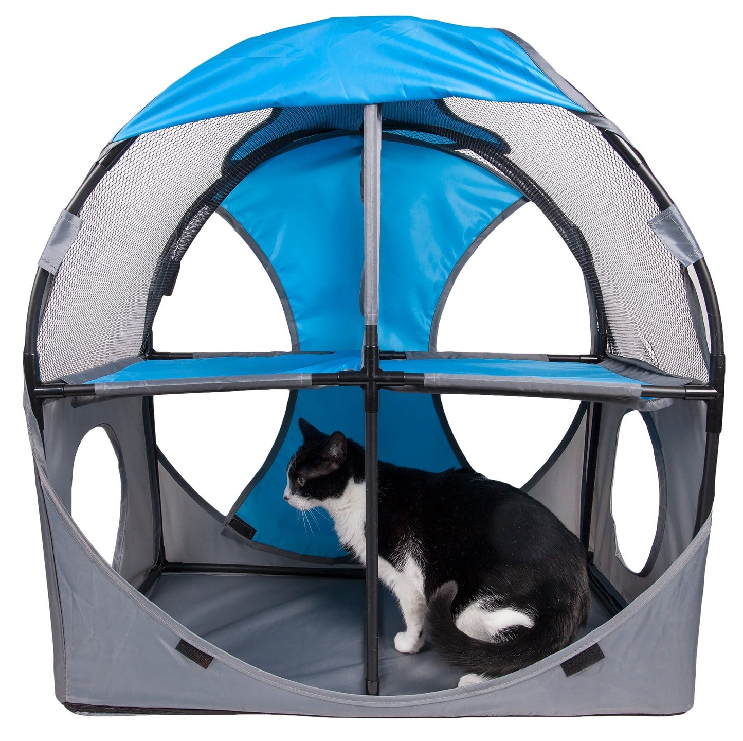 Kitty-Play Obstacle Travel Collapsible Soft Folding Pet Cat House
