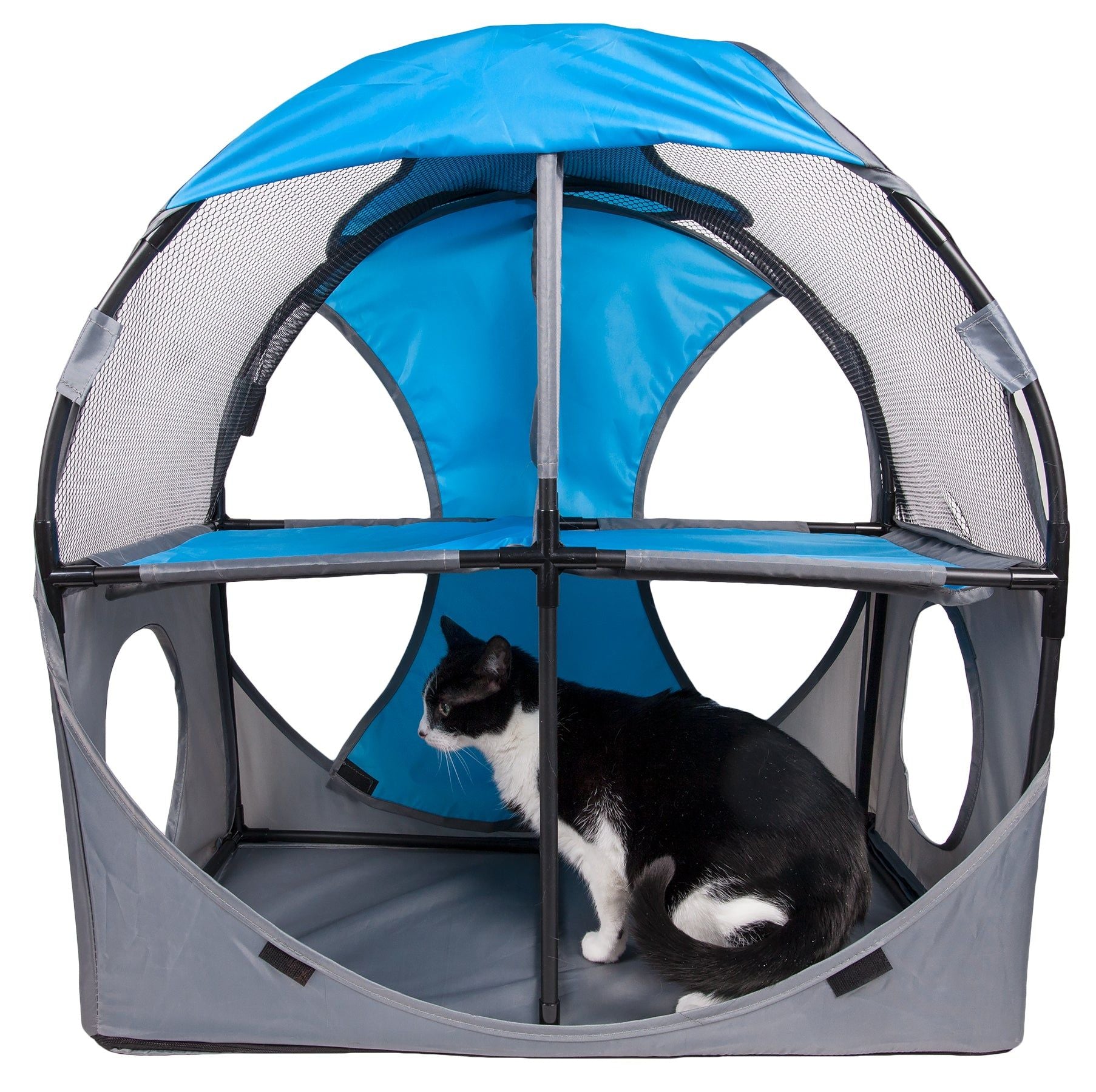 Kitty-Play Obstacle Travel Collapsible Soft Folding Pet Cat House