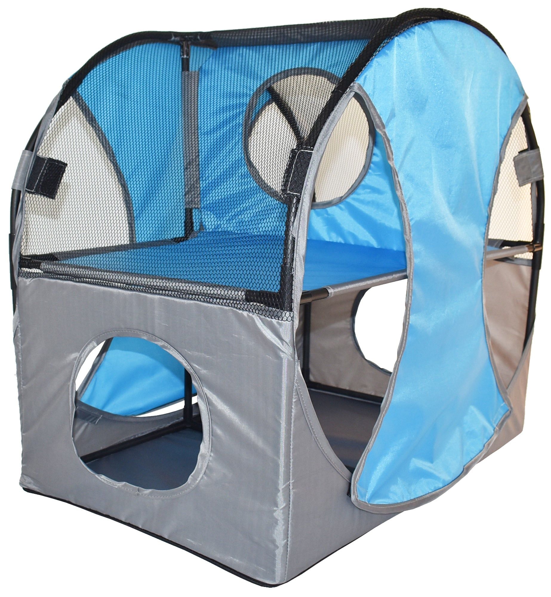 Kitty-Play Obstacle Travel Collapsible Soft Folding Pet Cat House