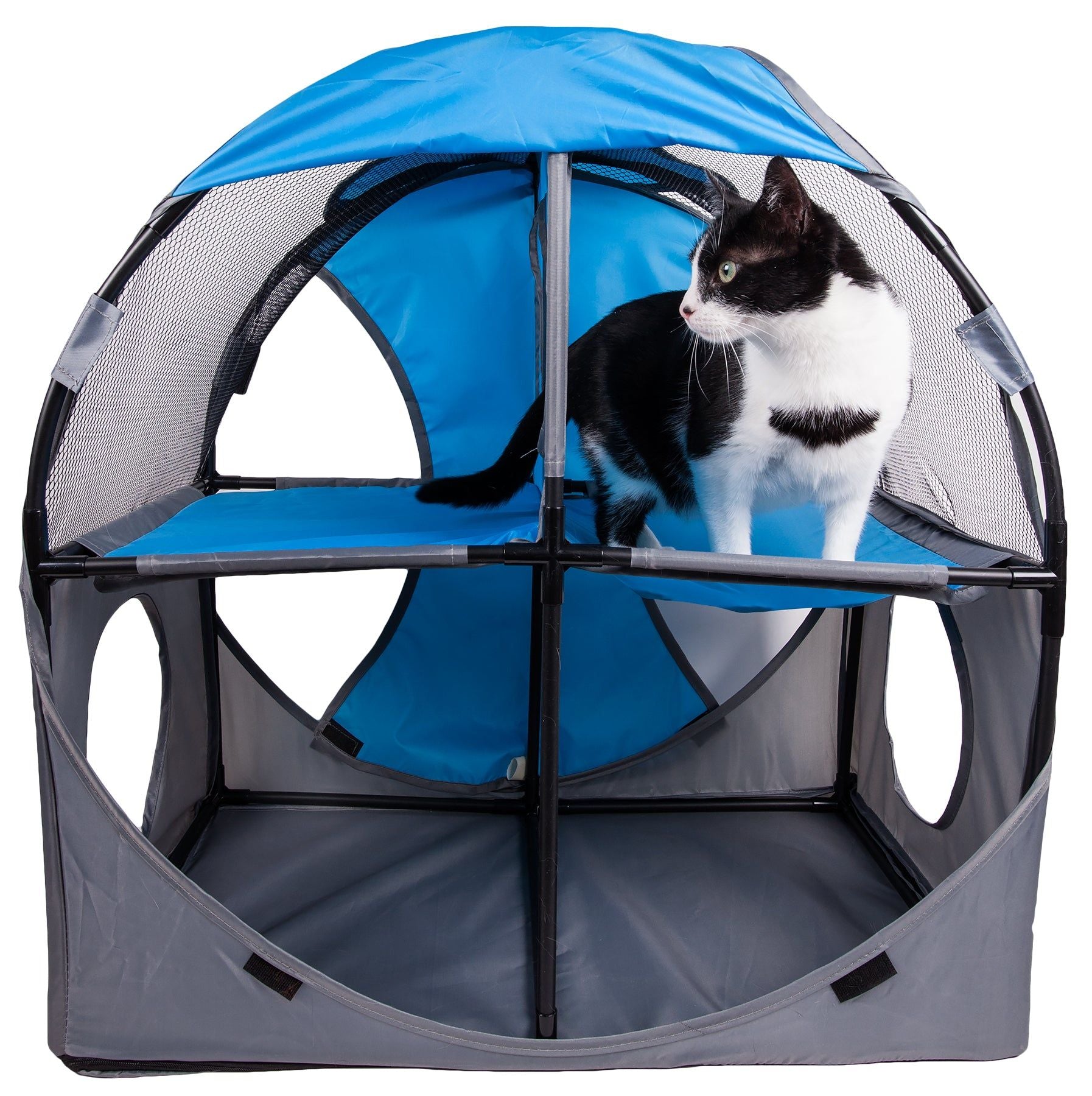 Kitty-Play Obstacle Travel Collapsible Soft Folding Pet Cat House