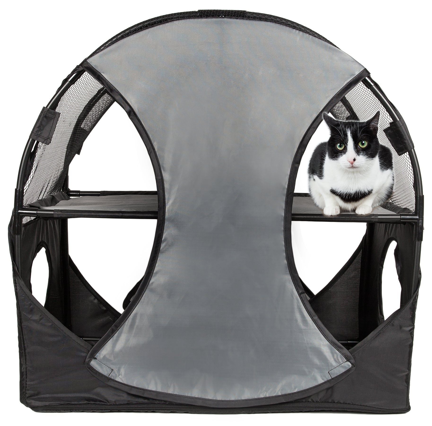 Kitty-Play Obstacle Travel Collapsible Soft Folding Pet Cat House