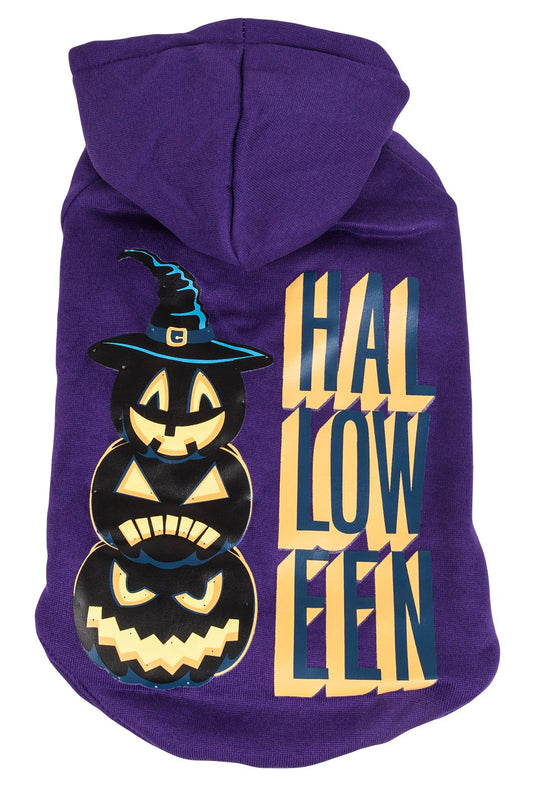 LED Lighting Halloween Happy Snowman Hooded Sweater Pet Costume