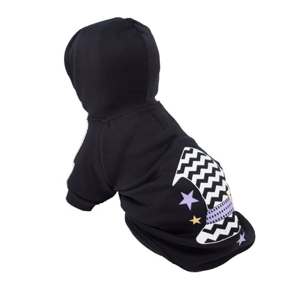 LED Lighting Magical Hat Hooded Sweater Pet Costume