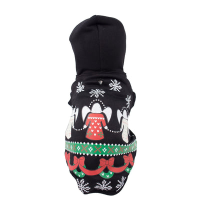 LED Lighting Patterned Holiday Hooded Sweater Pet Costume