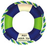 Rounded Squeaking and Jute Rope Floating Dog Toy