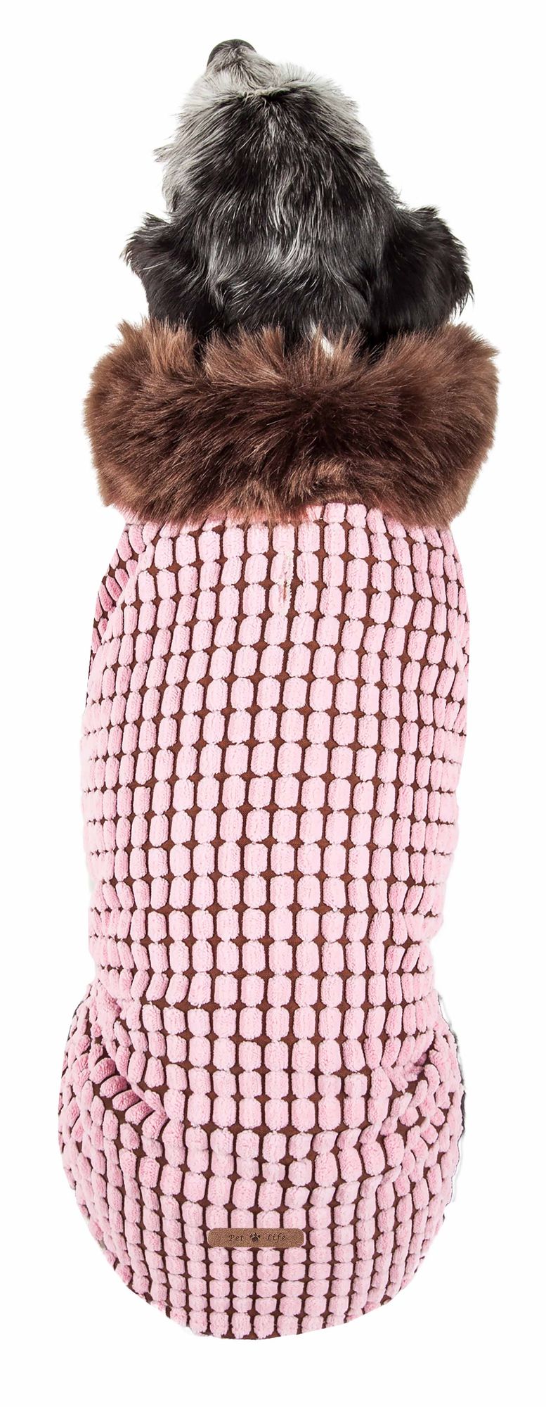Elegant Designer Boxed Mink Fur Dog Coat Jacket