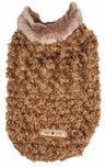 Shaggy Elegant Designer Dog Coat Jacket