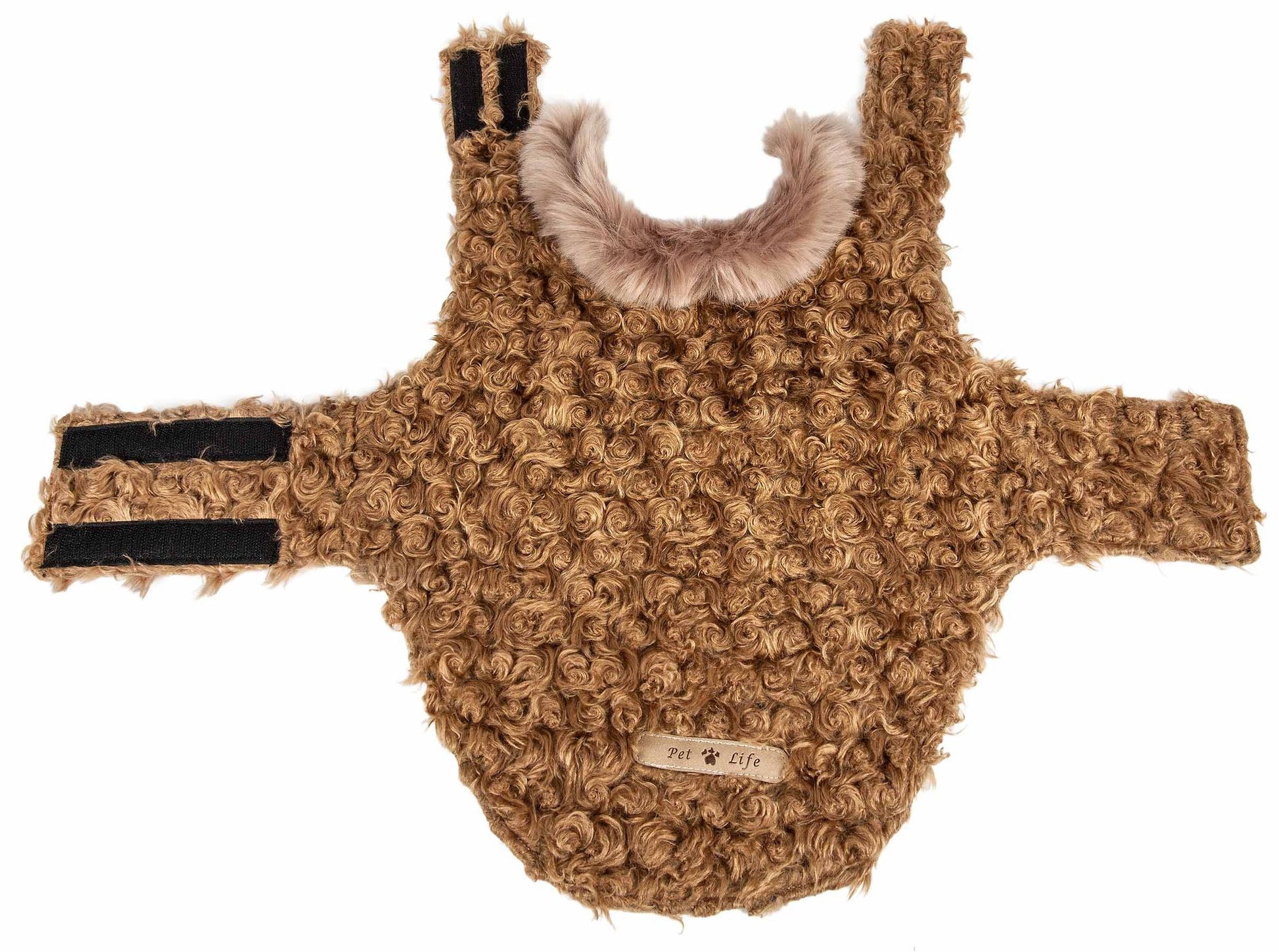 Shaggy Elegant Designer Dog Coat Jacket