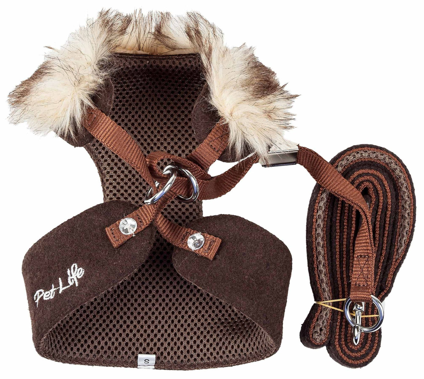 2-in-1 Mesh Reversed Adjustable Dog Harness-Leash