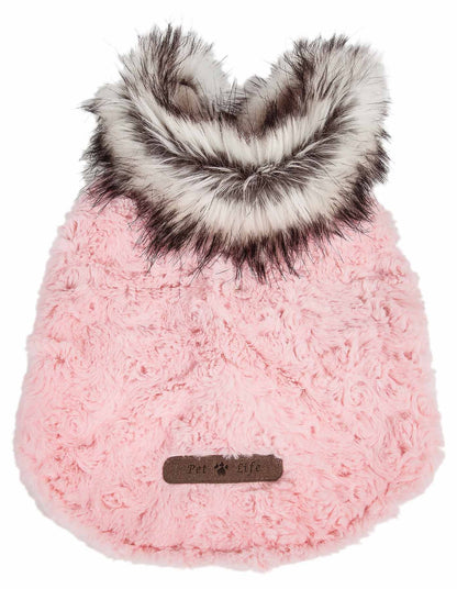 Charming Designer Mink Fur Dog Coat Jacket