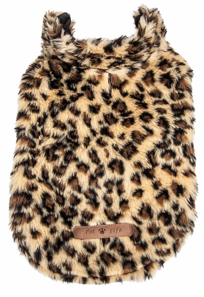 Ravishing Designer Spotted Cheetah Patterned Mink Fur Dog Coat