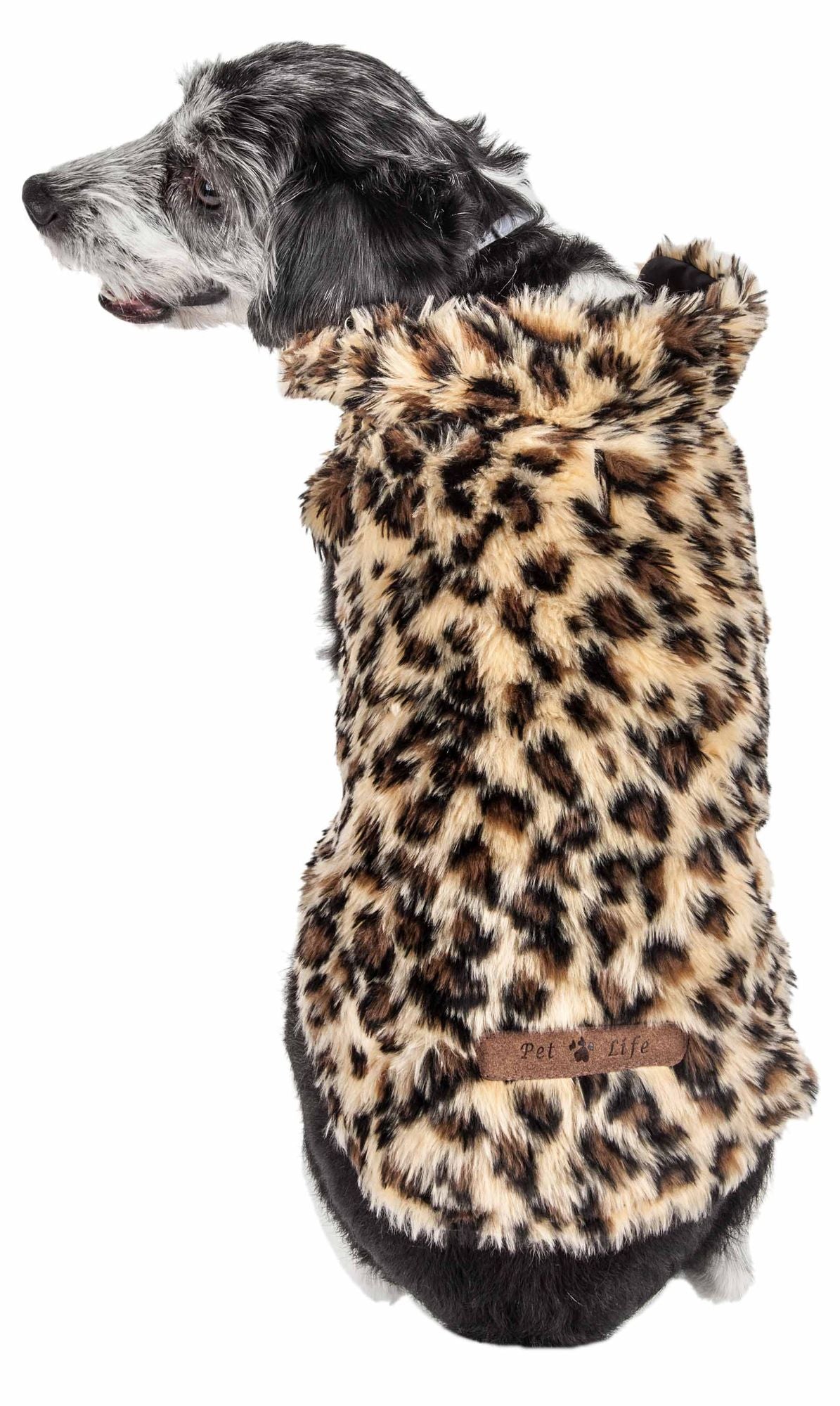 Ravishing Designer Spotted Cheetah Patterned Mink Fur Dog Coat