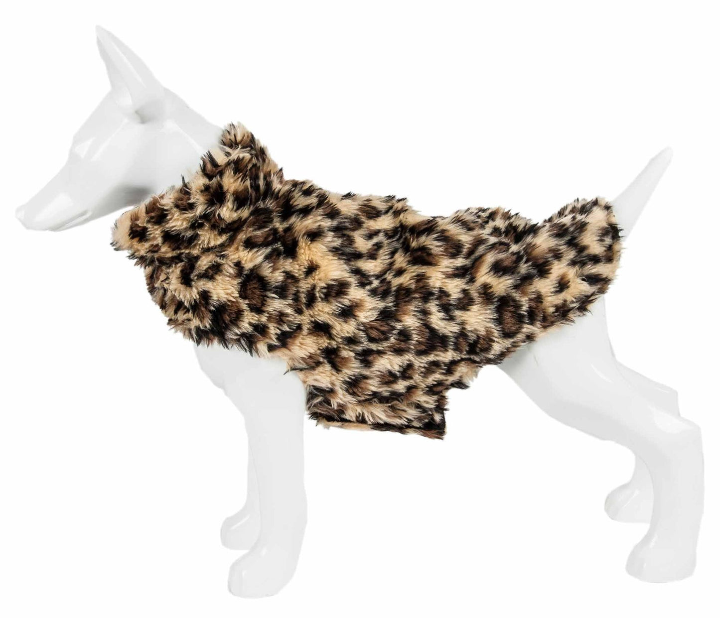 Ravishing Designer Spotted Cheetah Patterned Mink Fur Dog Coat