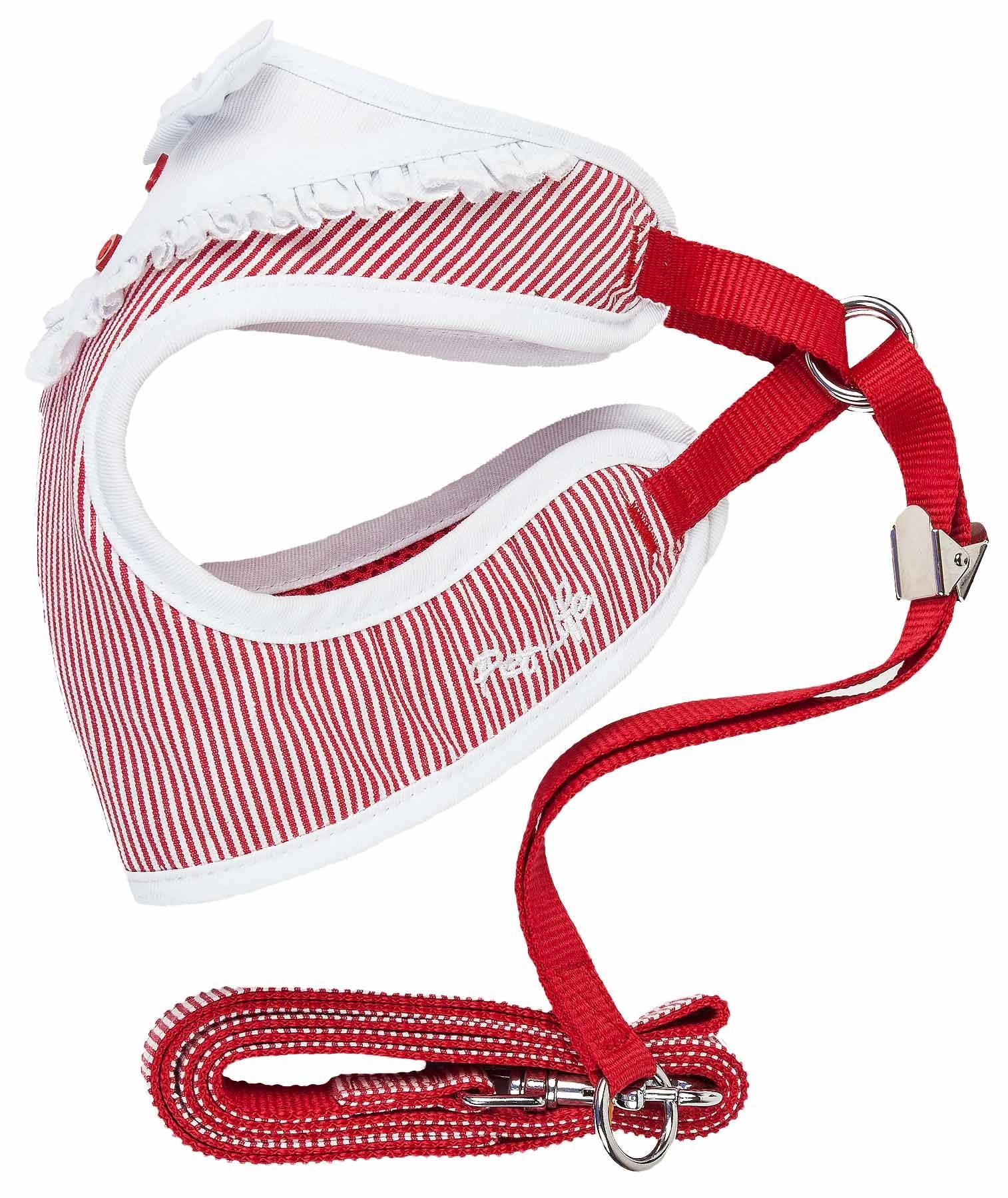 2-in-1 Mesh Reversed Adjustable Dog Harness-Leash