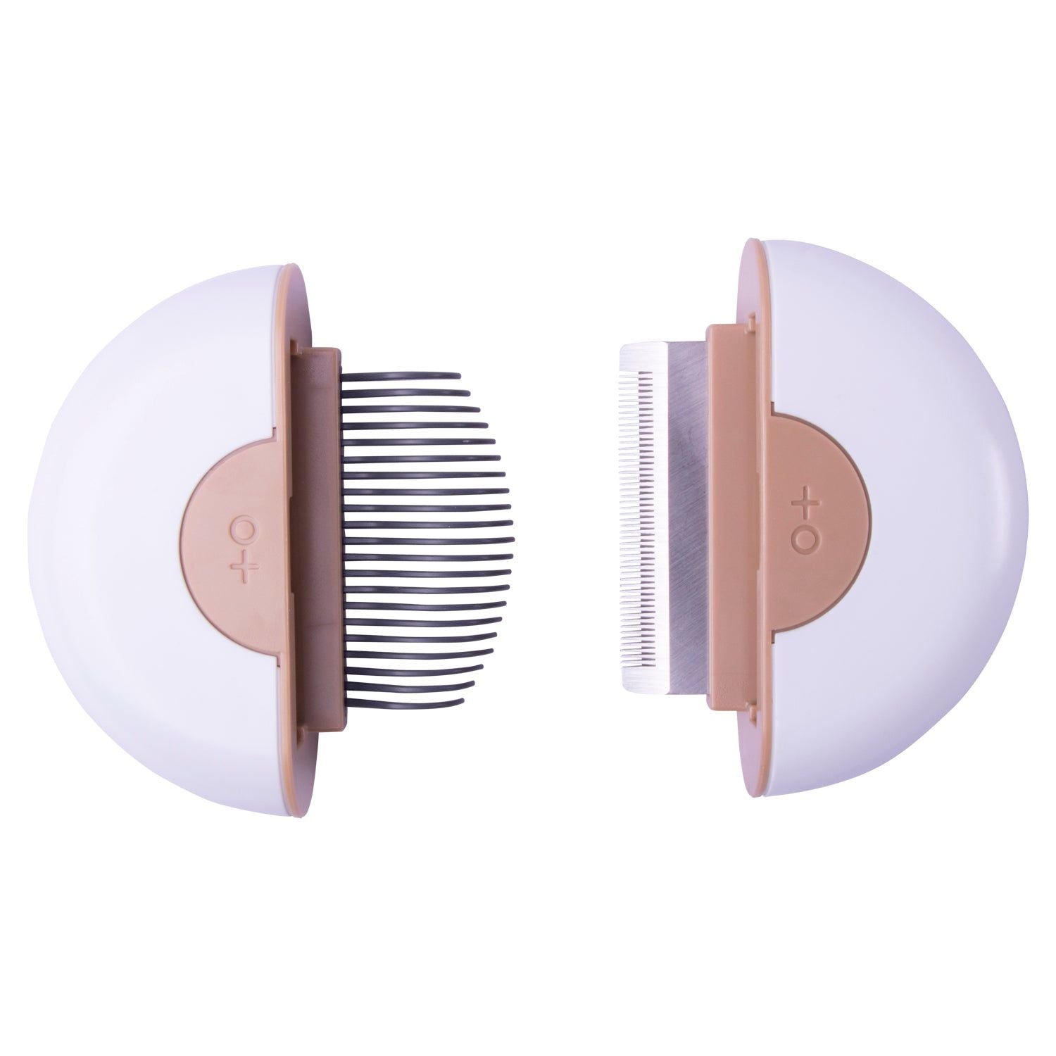 2-in-1 Travel Connecting Grooming Pet Comb and Deshedder