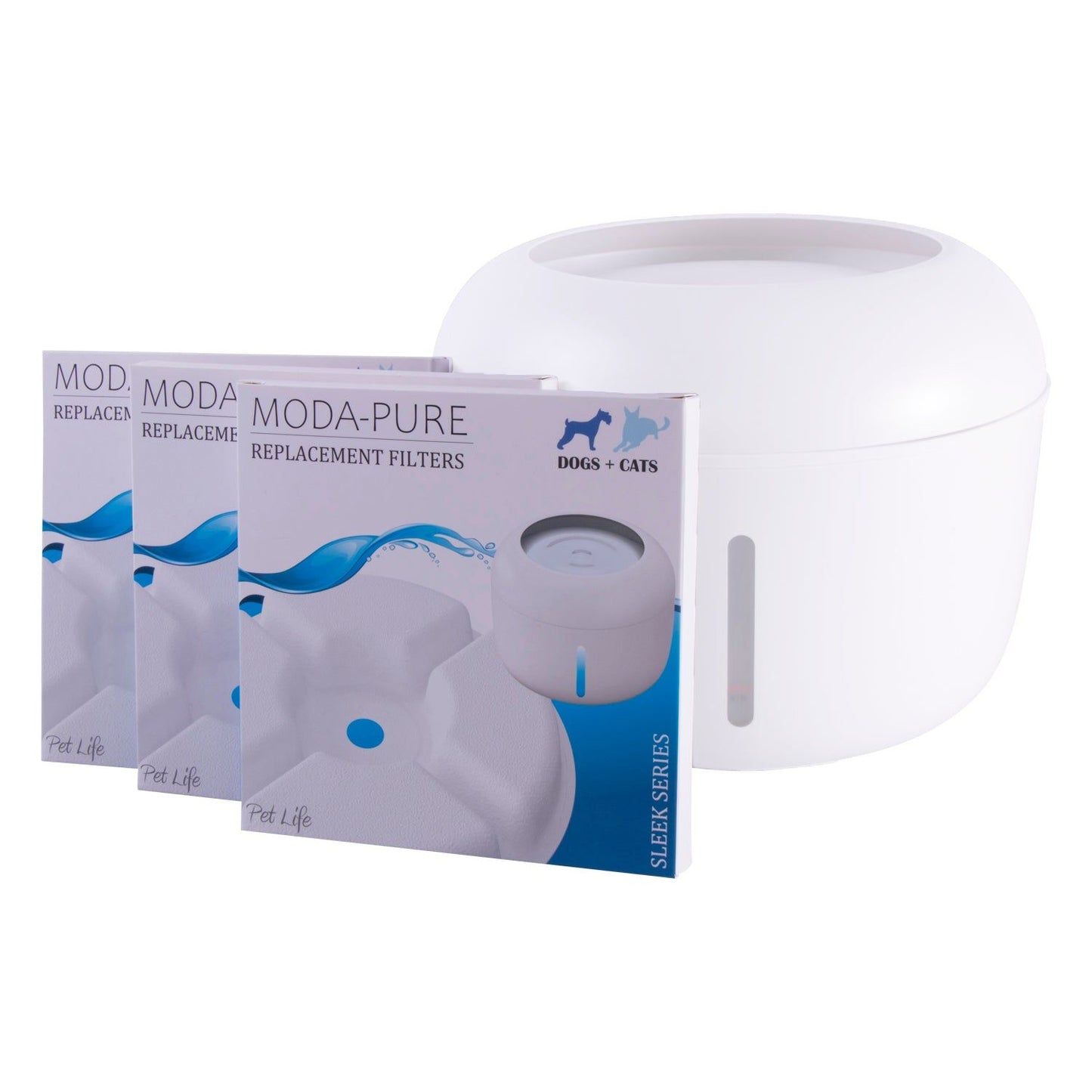 Filtered Dog and Cat Fountain - Replacement Filters - 3 Pack