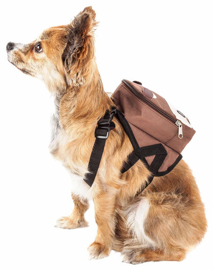 Large-Pocketed Compartmental Animated Dog Harness Backpack