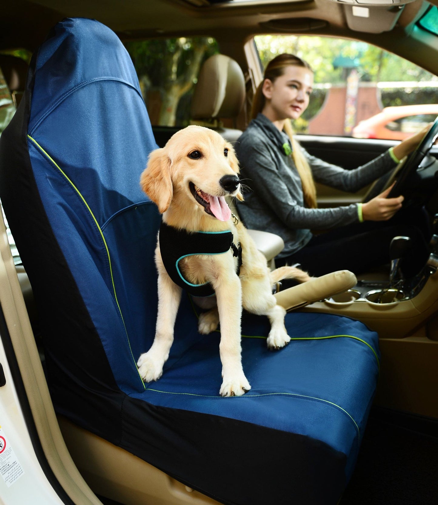 Open Road Mess-Free Single Seated Safety Car Seat Cover Protector